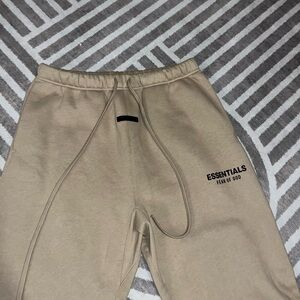 Fear of God Essentials Tan Sweatpants